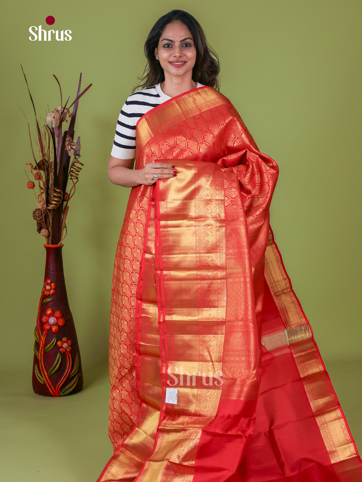 Kanchipuram silk Saree - EI08013