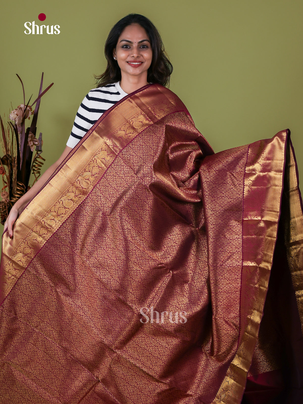 Kanchipuram silk Saree - EI08014