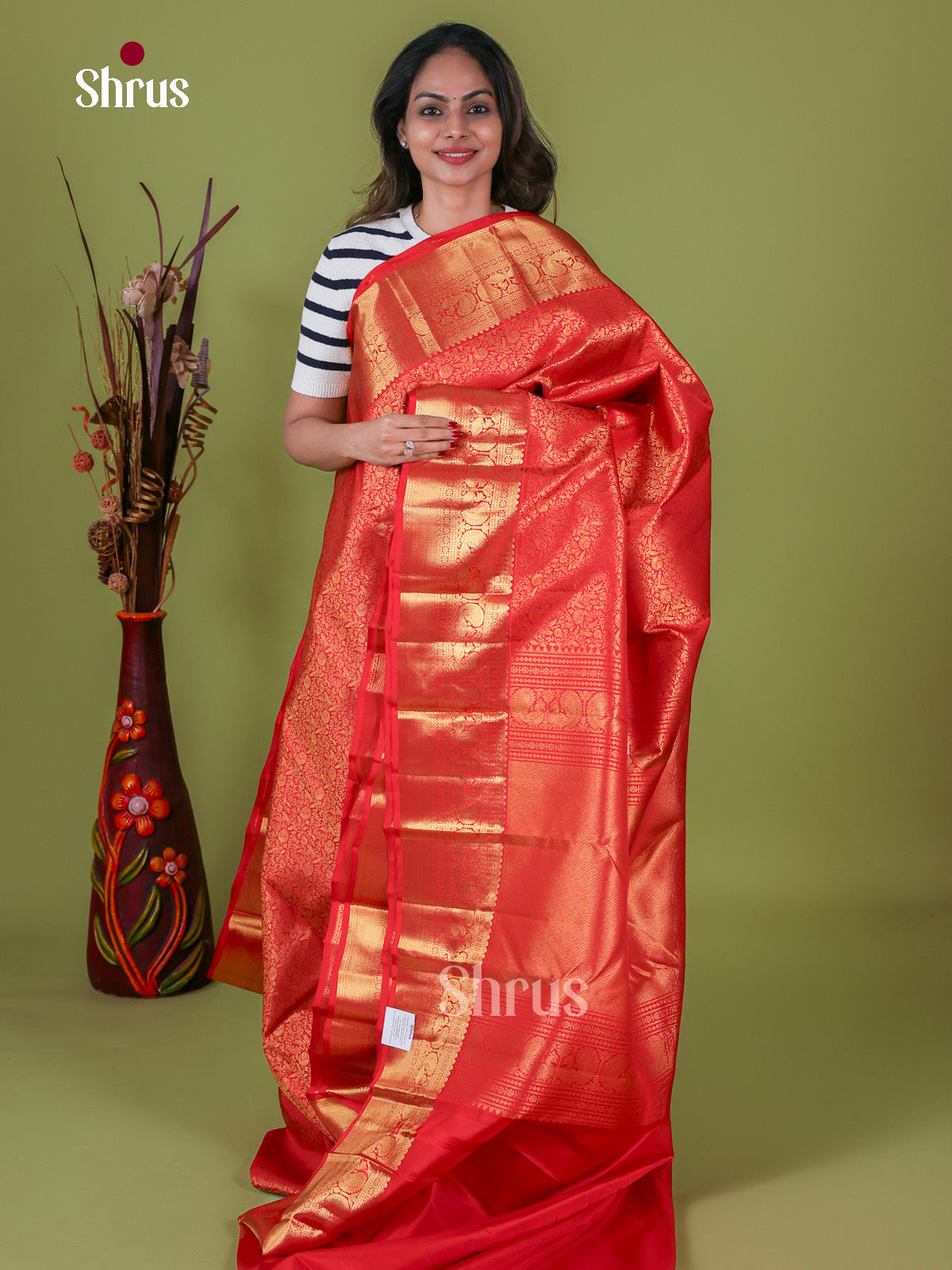 Kanchipuram silk Saree - EI08019
