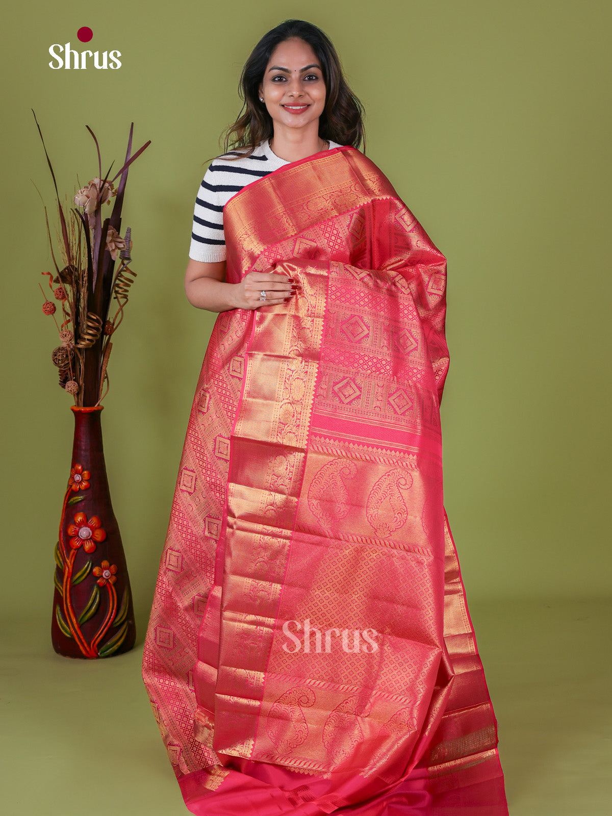 Kanchipuram silk Saree - EI08021