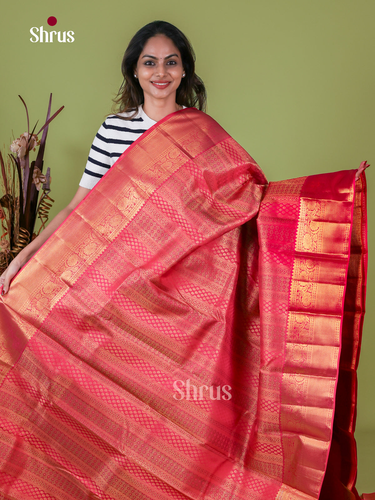 Kanchipuram silk Saree - EI08022