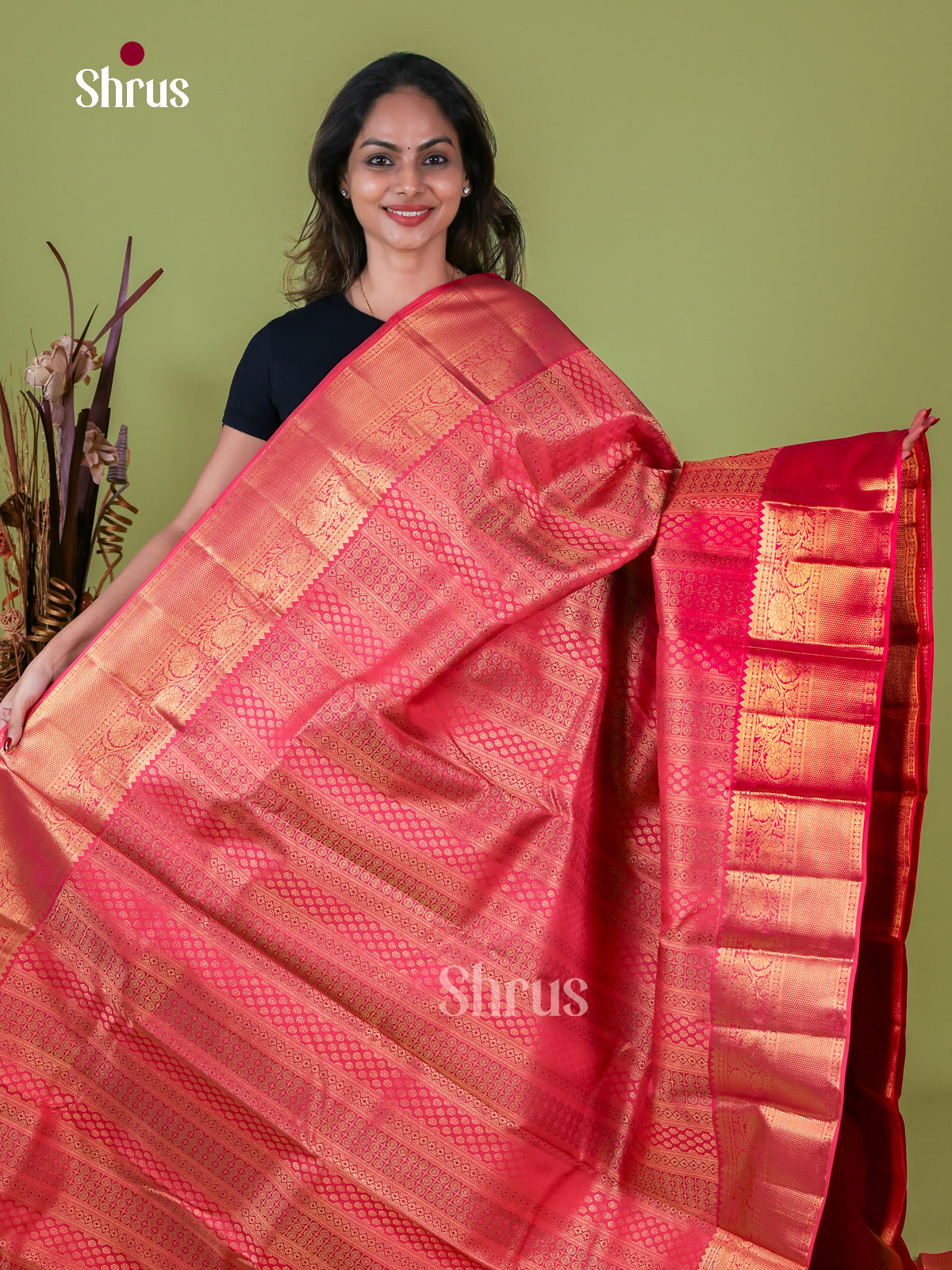 Kanchipuram silk Saree - EI08022