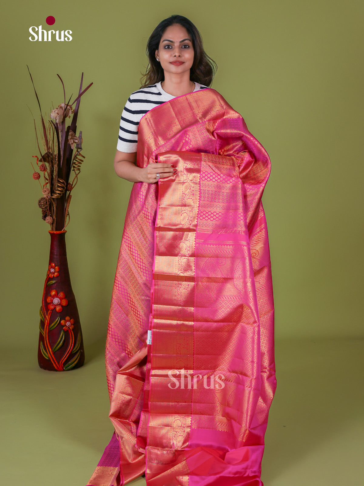 Kanchipuram silk Saree - EI08024