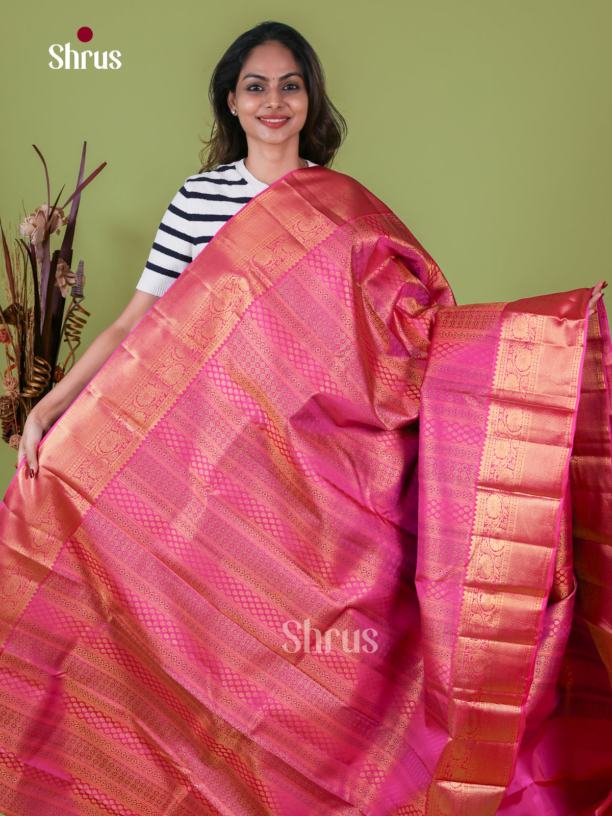Kanchipuram silk Saree - EI08024