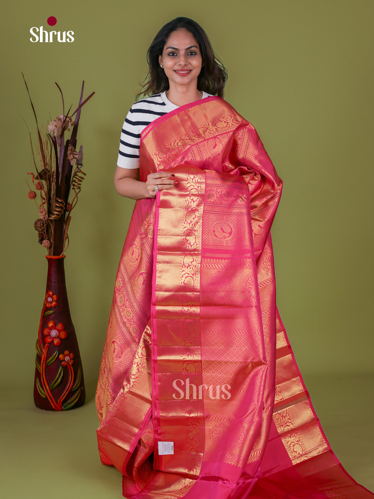 Kanchipuram silk Saree - EI08025