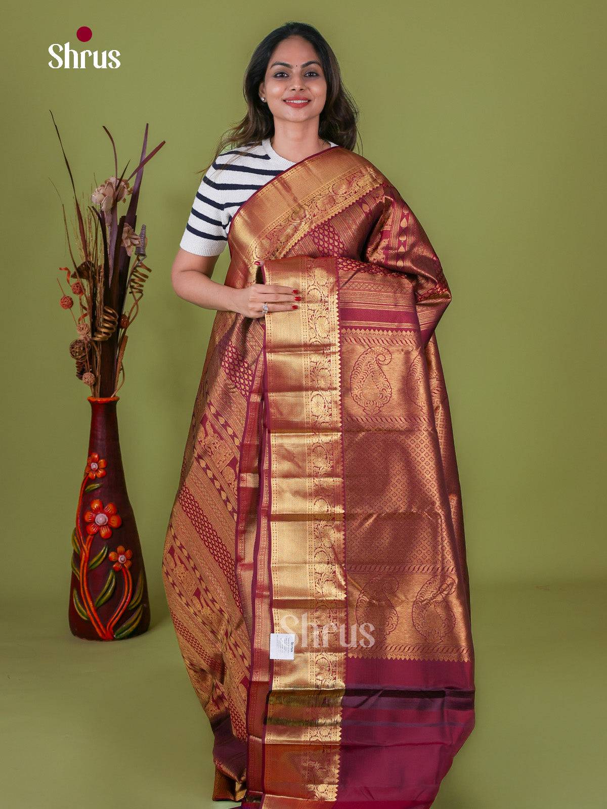 Kanchipuram silk Saree - EI08026