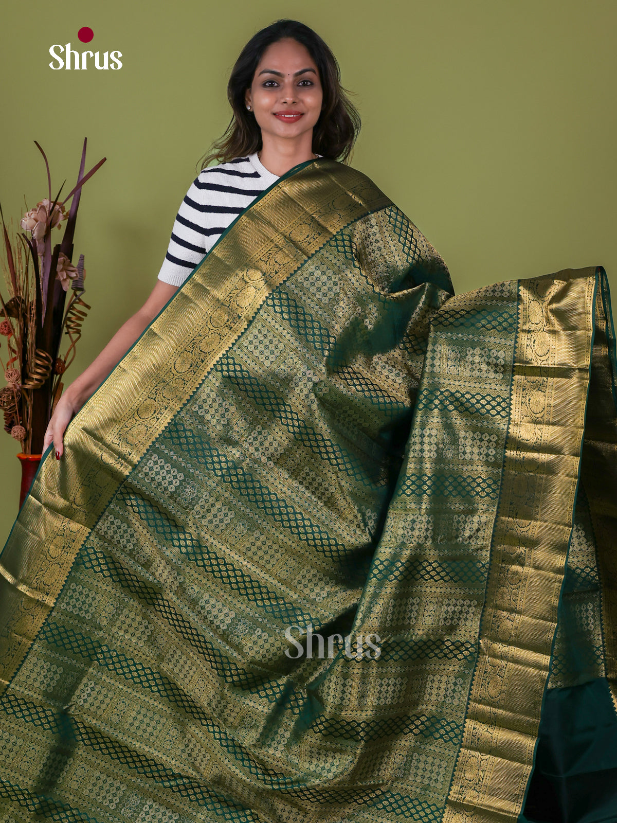 Kanchipuram silk Saree - EI08027