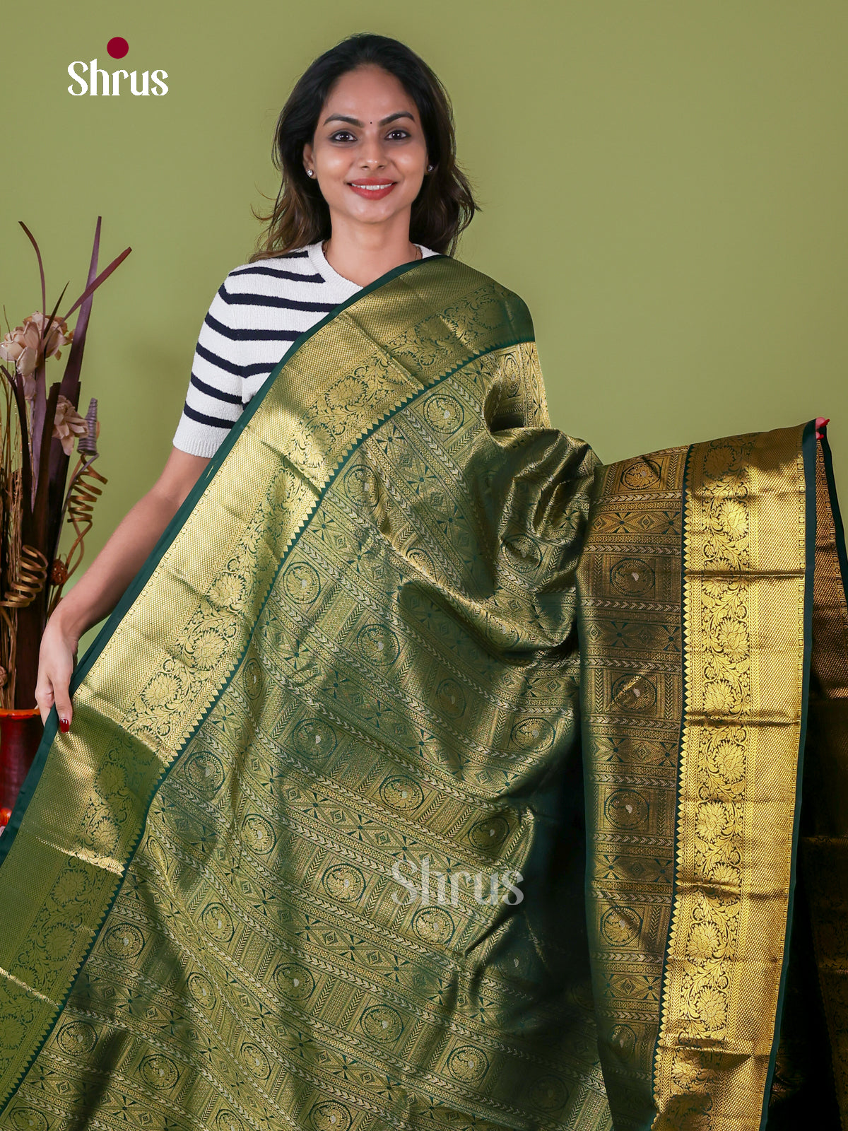 Kanchipuram silk Saree - EI08029