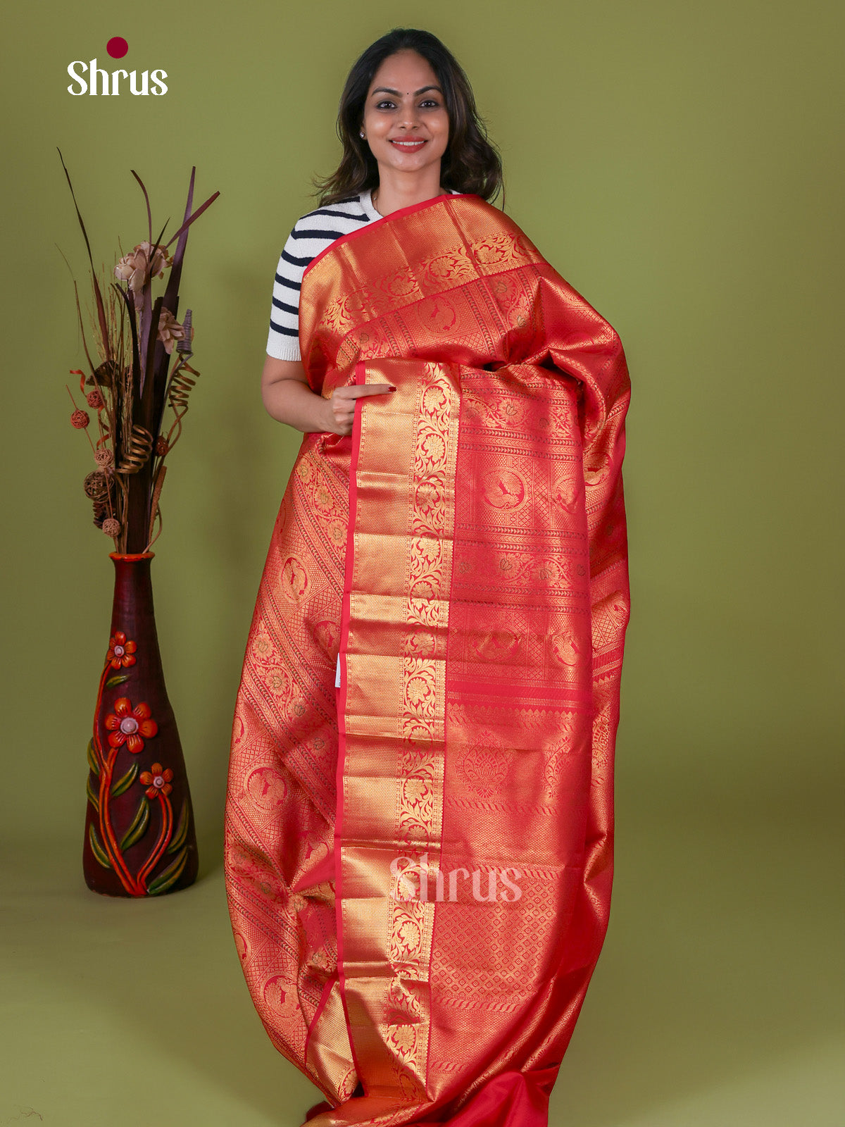 Kanchipuram silk Saree - EI08033