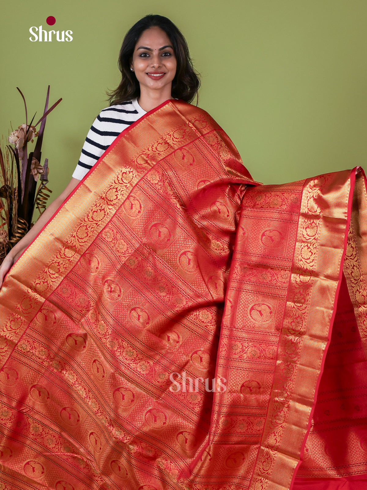 Kanchipuram silk Saree - EI08033