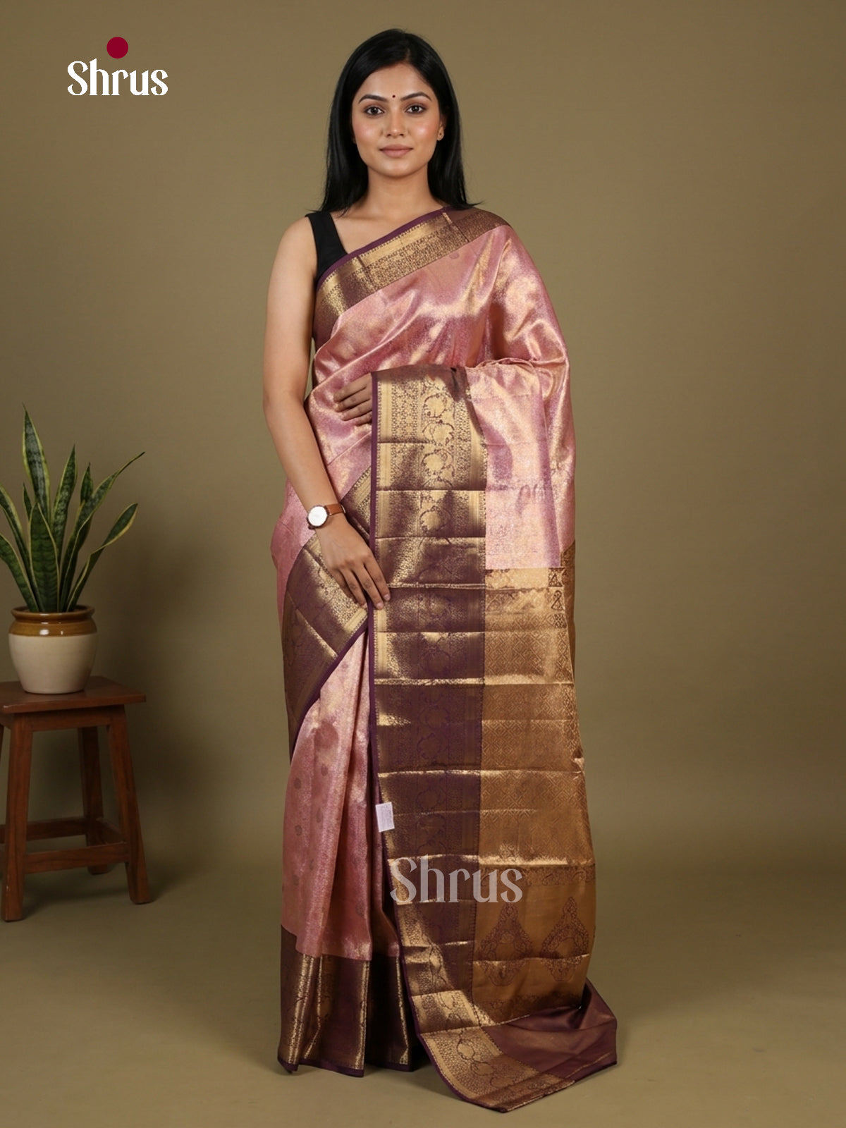 Kanchipuram-halfpure Saree - EI08051