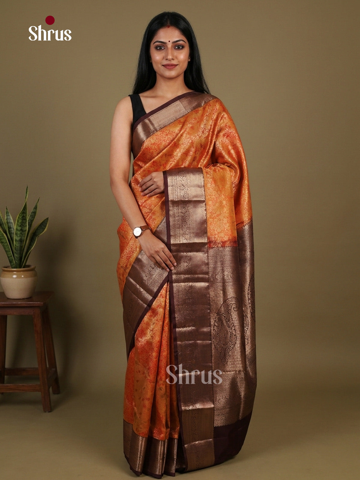 Kanchipuram-halfpure Saree - EI08061