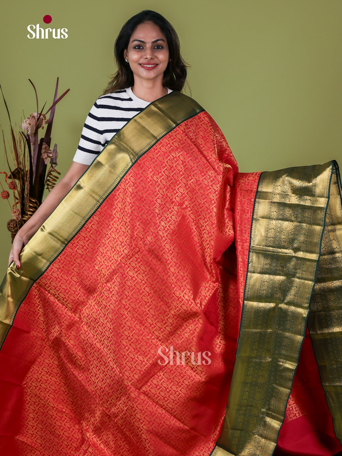 Kanchipuram silk Saree - EI08110