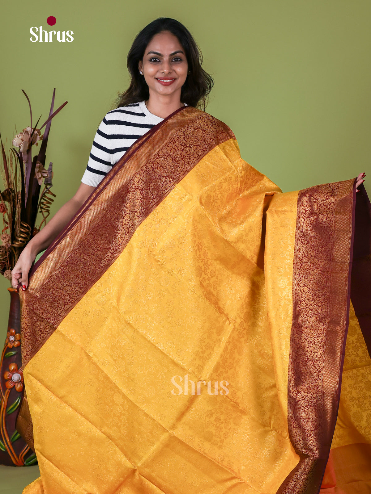 Kanchipuram silk Saree - EI08117