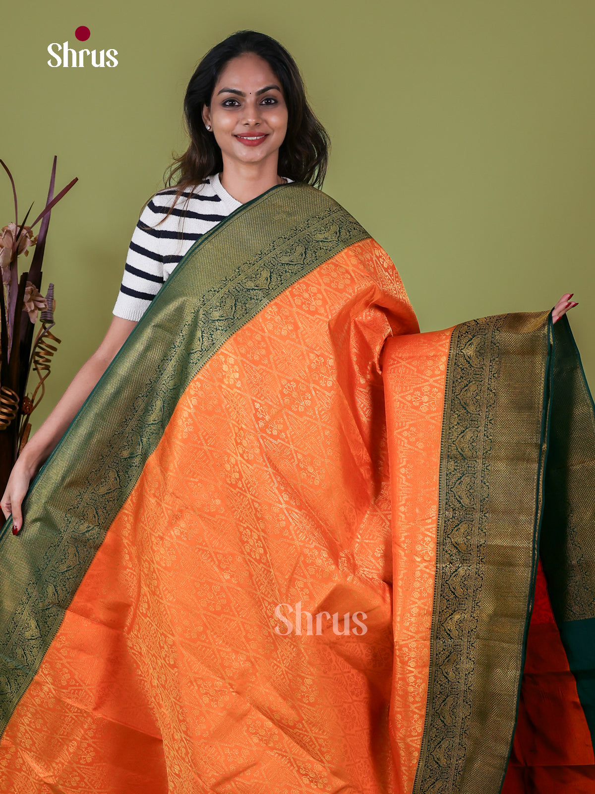 Kanchipuram silk Saree - EI08119