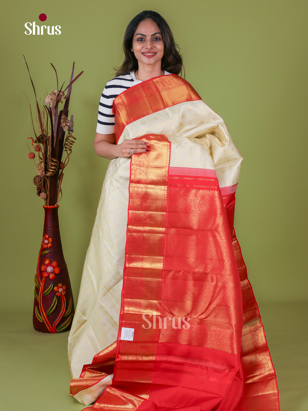 Kanchipuram silk Saree - EI08120