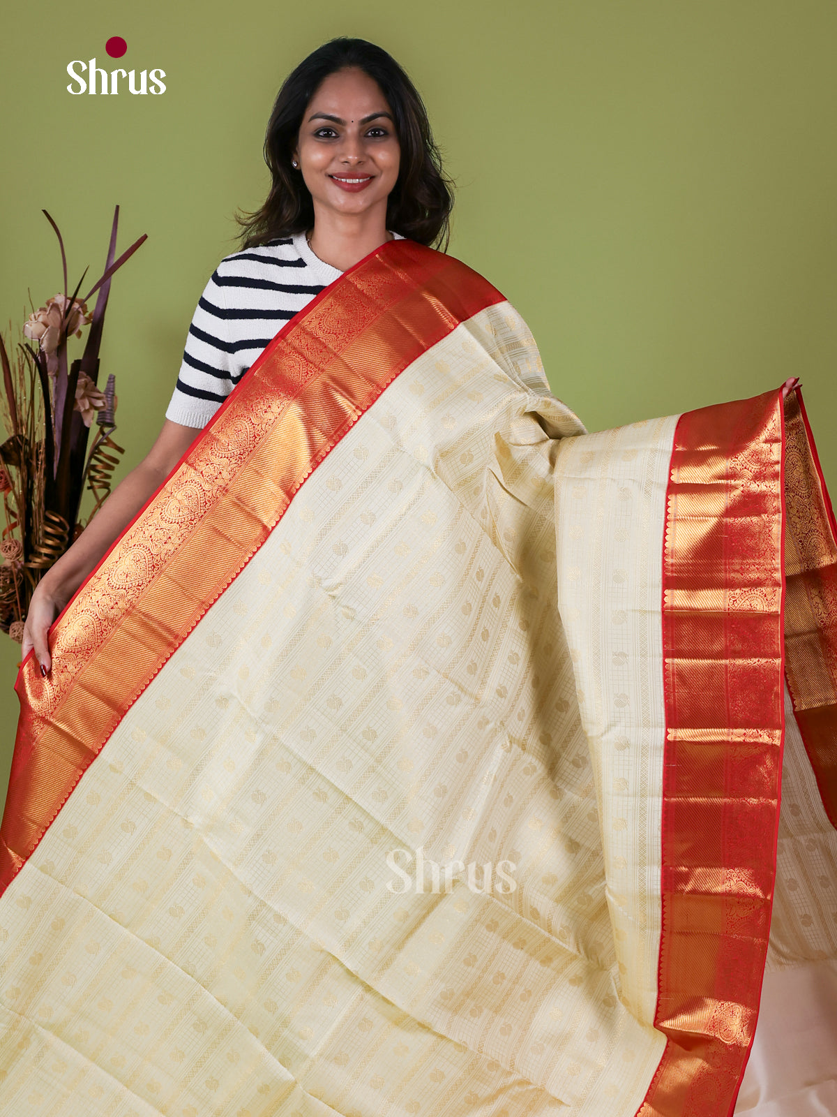 Kanchipuram silk Saree - EI08120