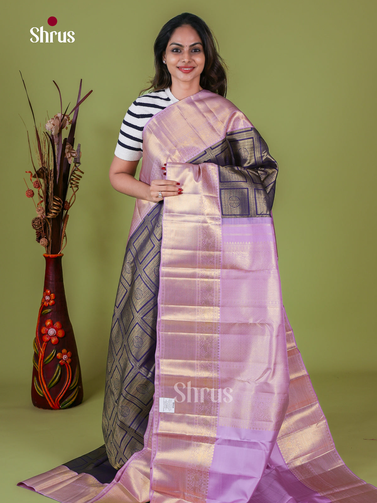 Kanchipuram silk Saree - EI08124