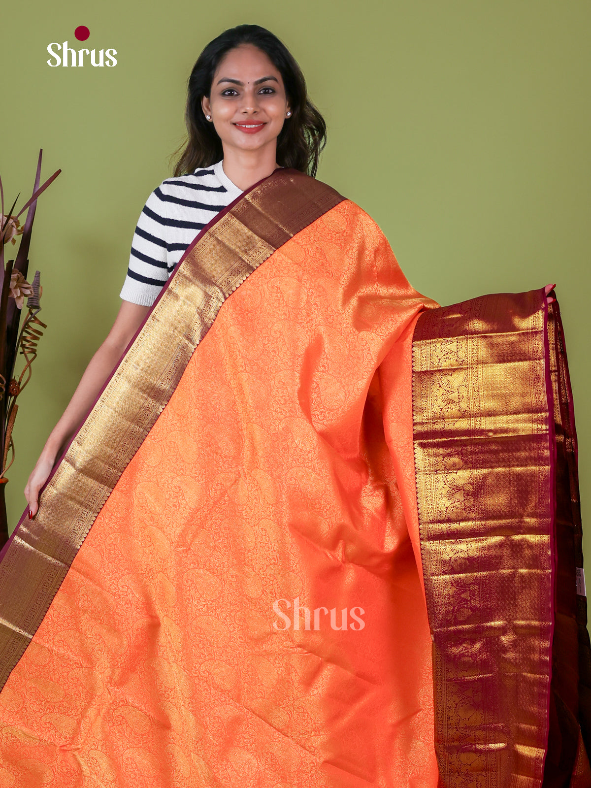 Kanchipuram silk Saree - EI08125