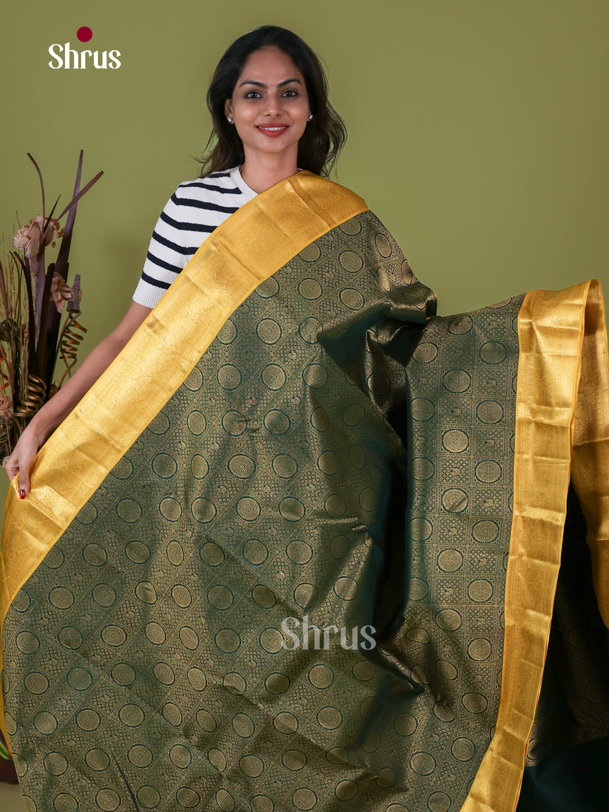 Kanchipuram silk Saree - EI08127