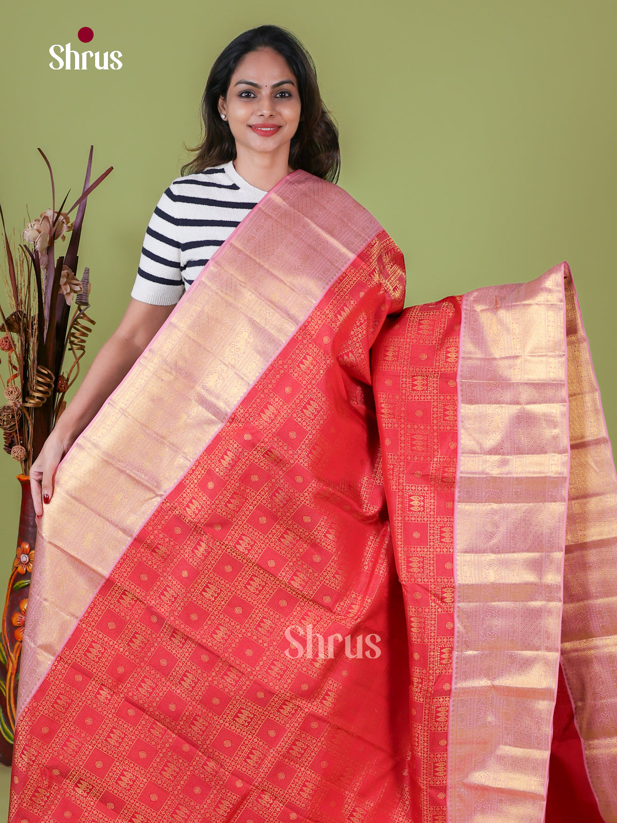 Kanchipuram silk Saree - EI08130