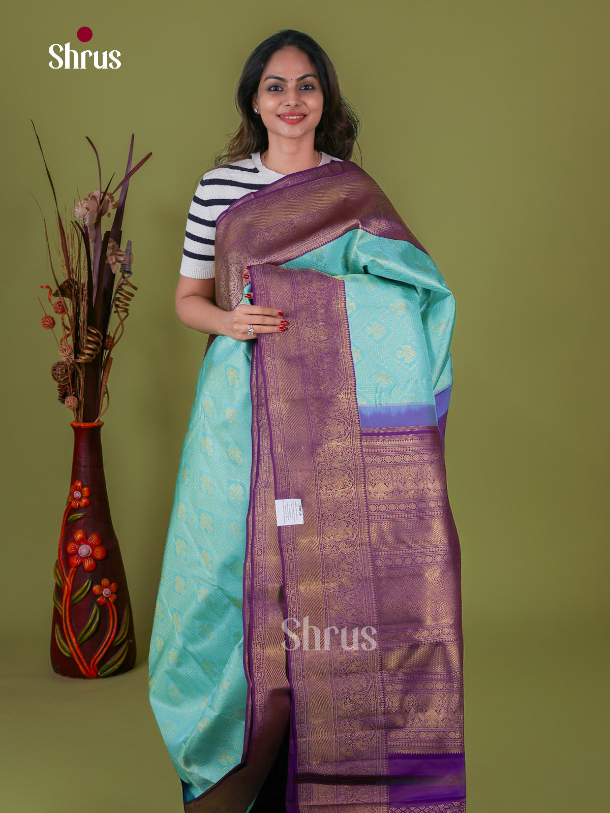 Kanchipuram silk Saree - EI08134
