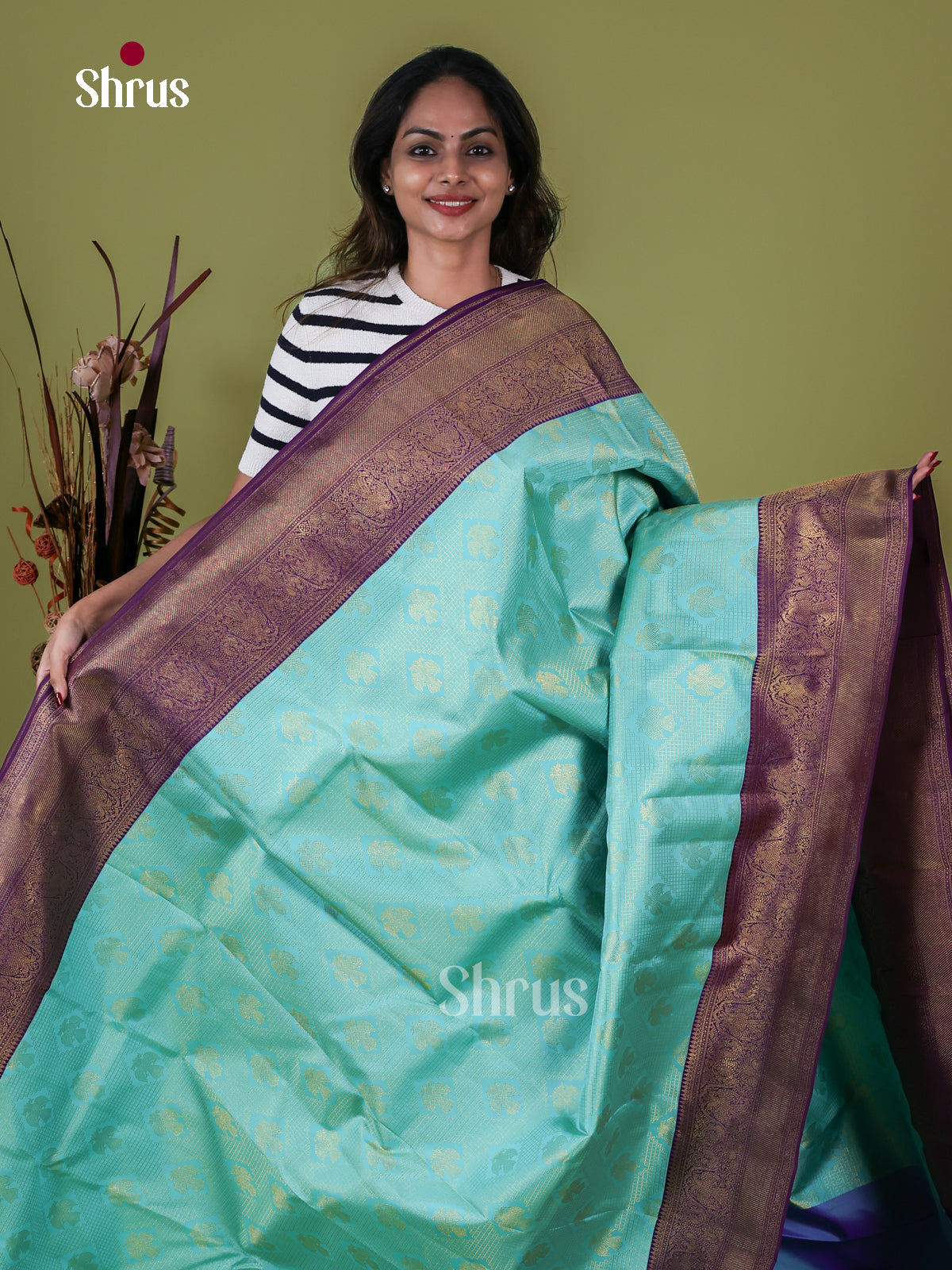 Kanchipuram silk Saree - EI08134
