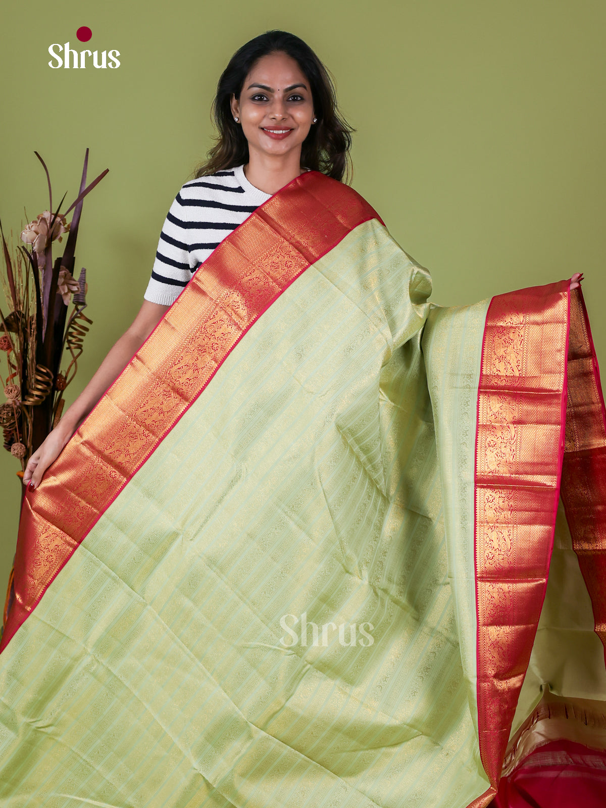 Kanchipuram silk Saree - EI08136