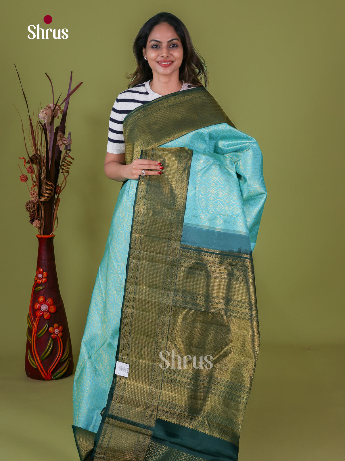 Kanchipuram silk Saree - EI08137