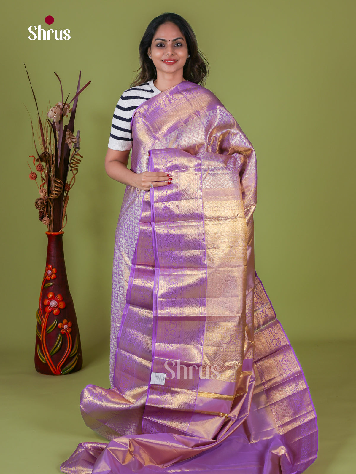 Kanchipuram silk Saree - EI08157