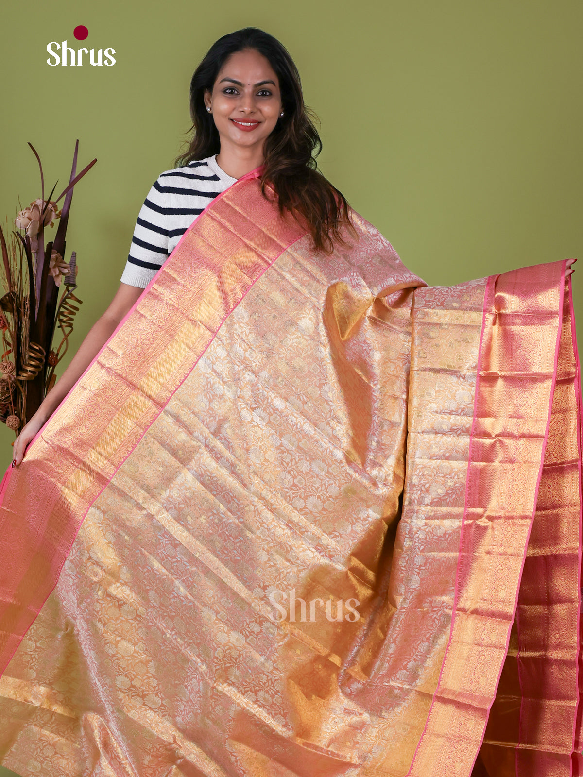 Kanchipuram silk Saree - EI08163