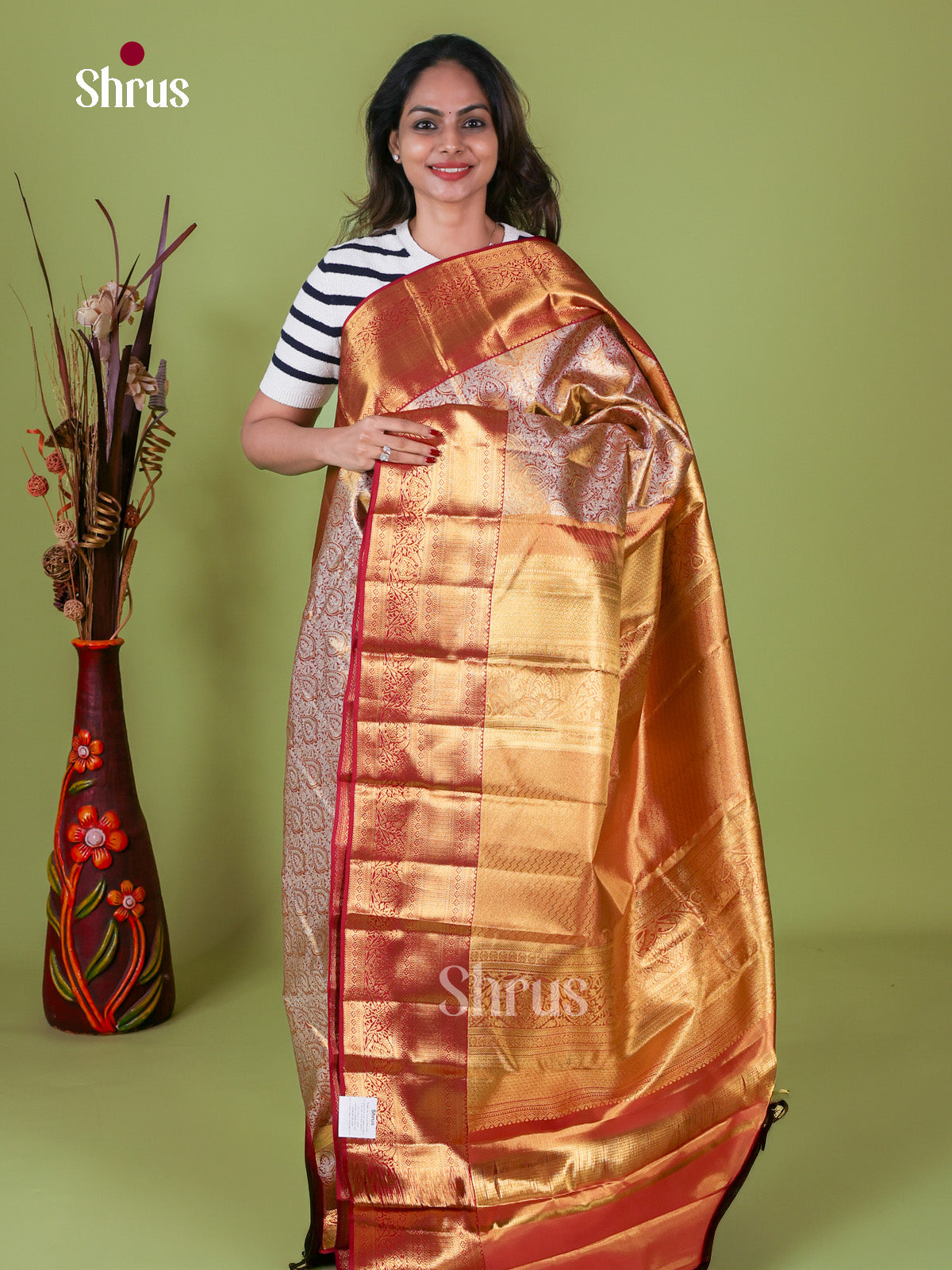 Kanchipuram silk Saree - EI08173