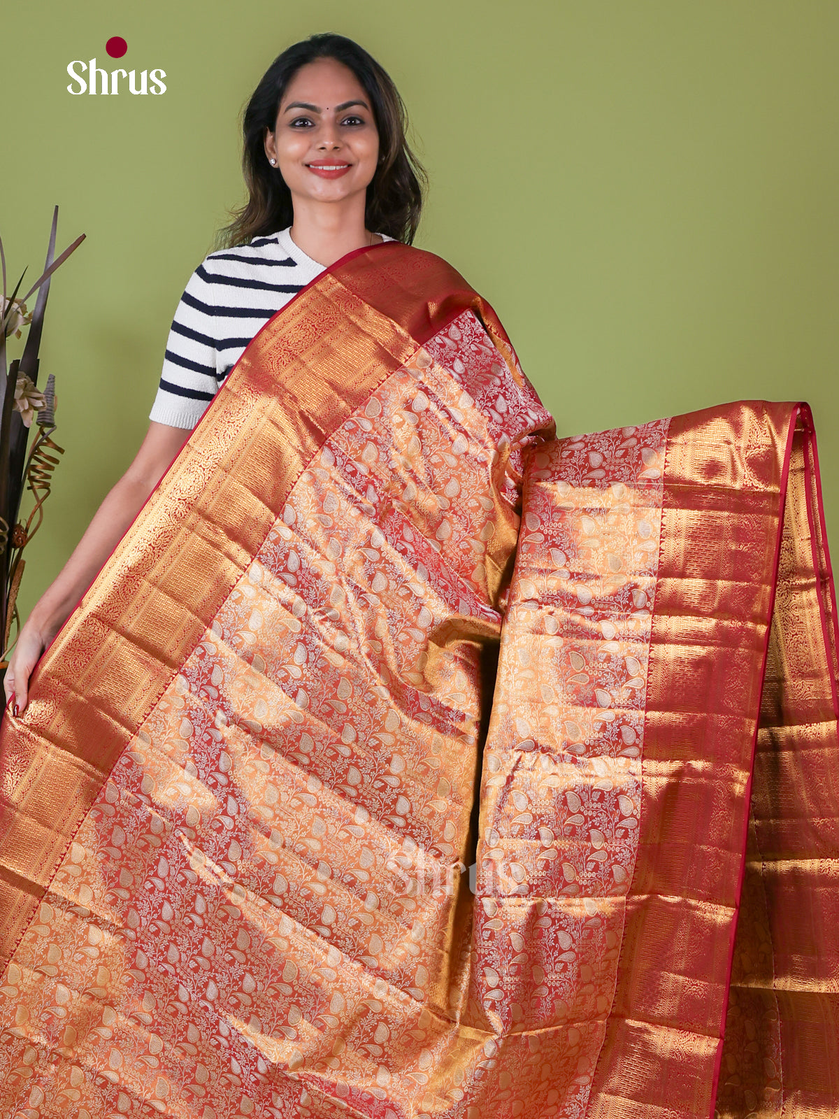 Kanchipuram silk Saree - EI08175