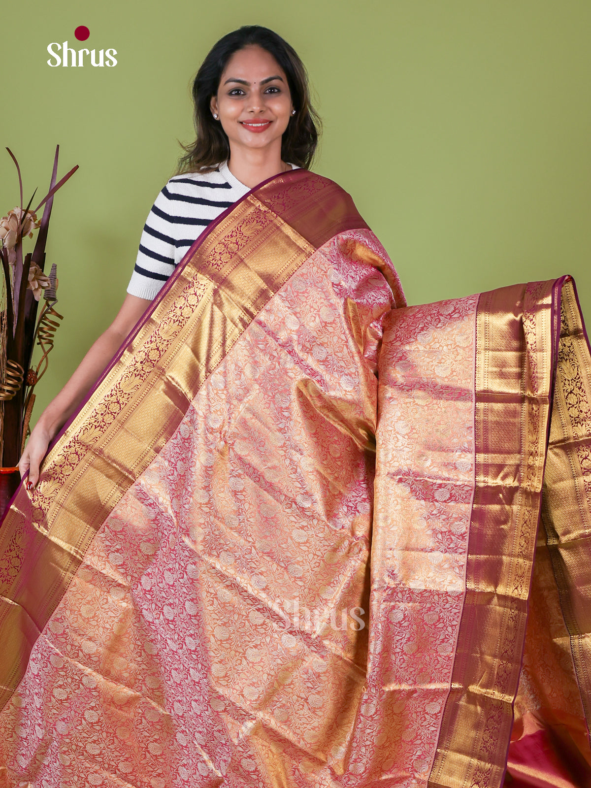Kanchipuram silk Saree - EI08180
