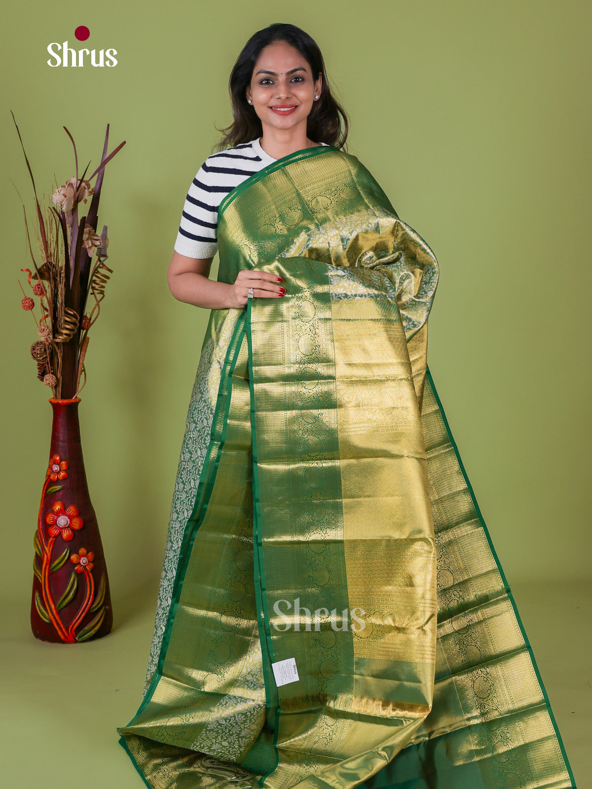 Kanchipuram silk Saree - EI08186