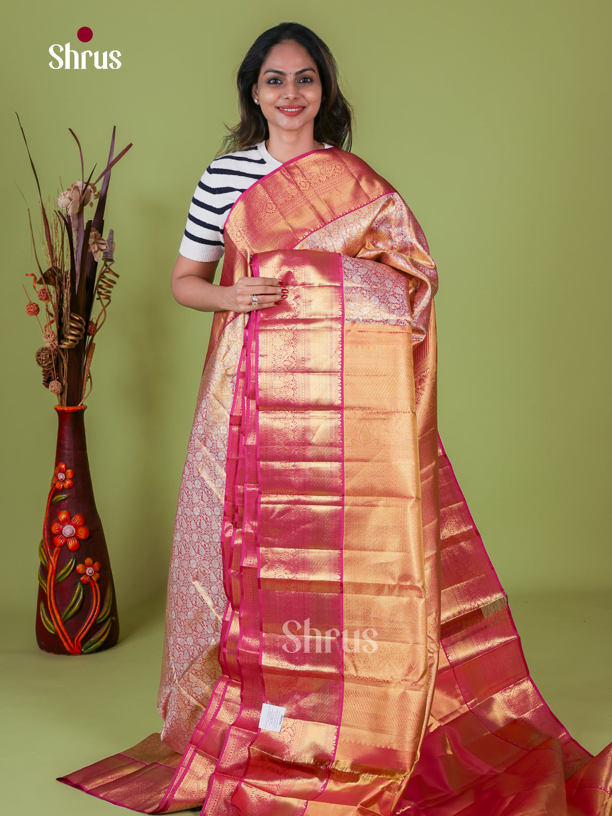 Kanchipuram silk Saree - EI08187