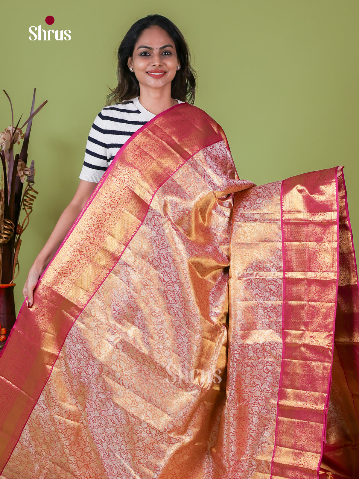 Kanchipuram silk Saree - EI08187