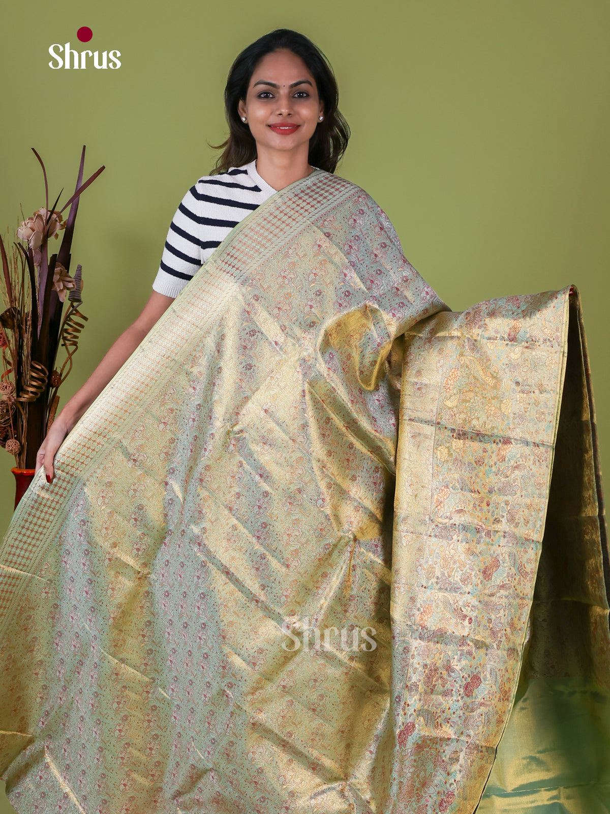 Kanchipuram silk Saree - EI08197