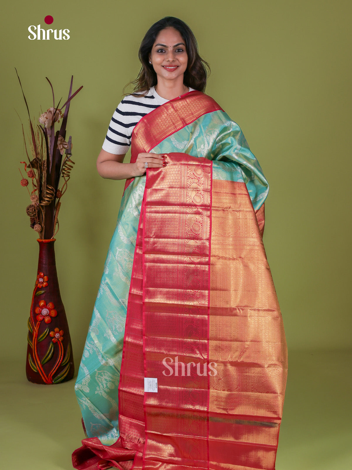 Kanchipuram silk Saree - EI08266
