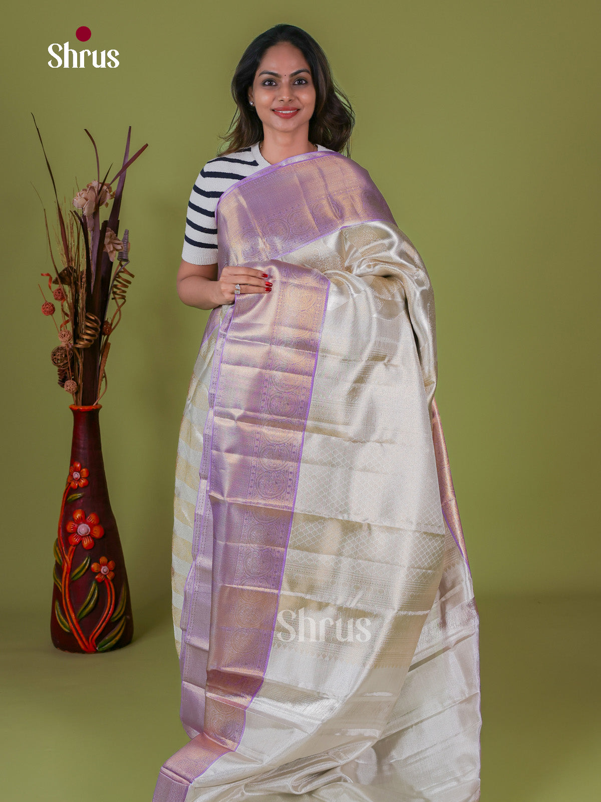 Kanchipuram silk Saree - EI08267