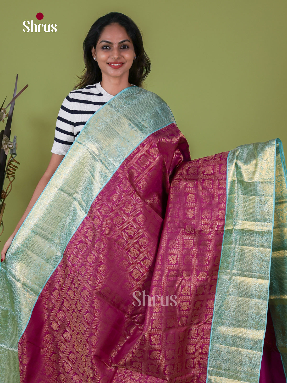Kanchipuram silk Saree - EI08271
