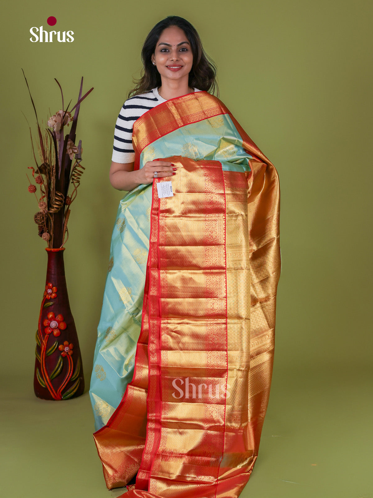 Kanchipuram silk Saree - EI08280