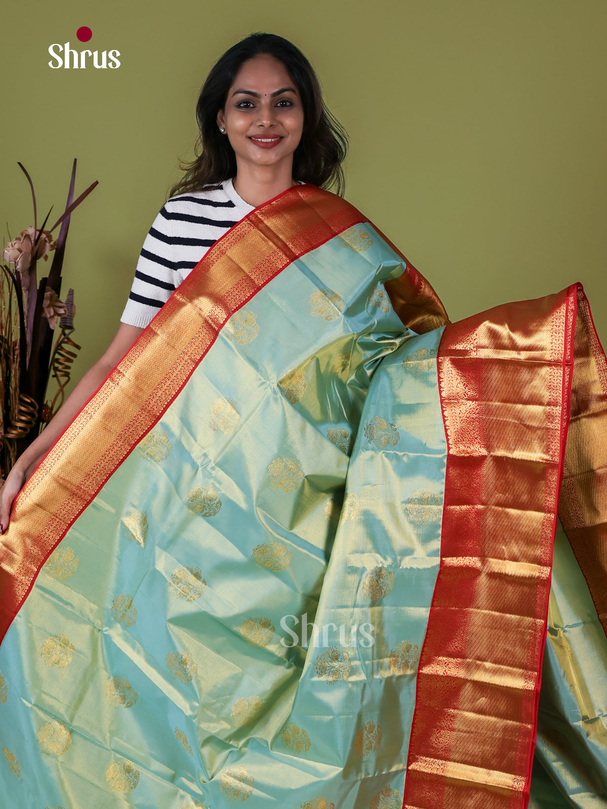 Kanchipuram silk Saree - EI08280