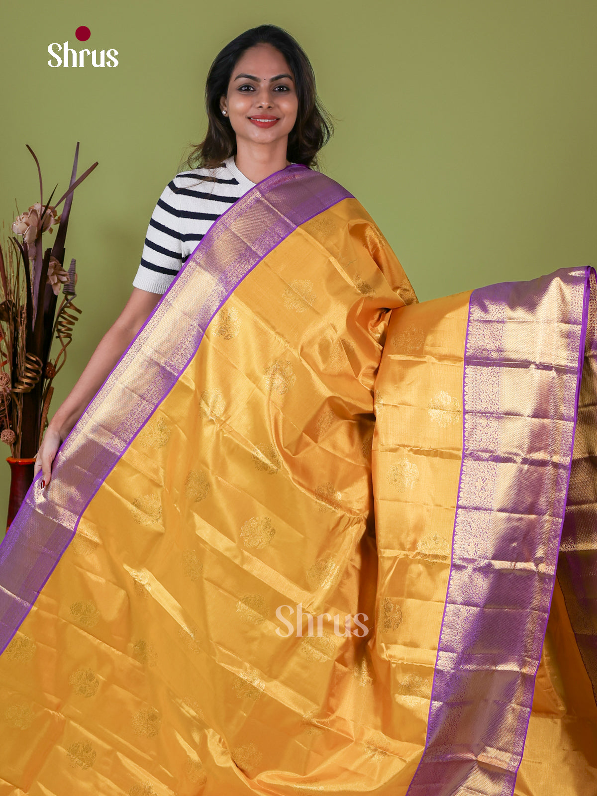 Kanchipuram silk Saree - EI08281