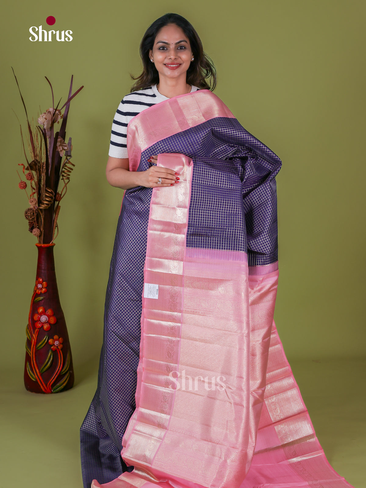 Kanchipuram silk Saree - EI08282