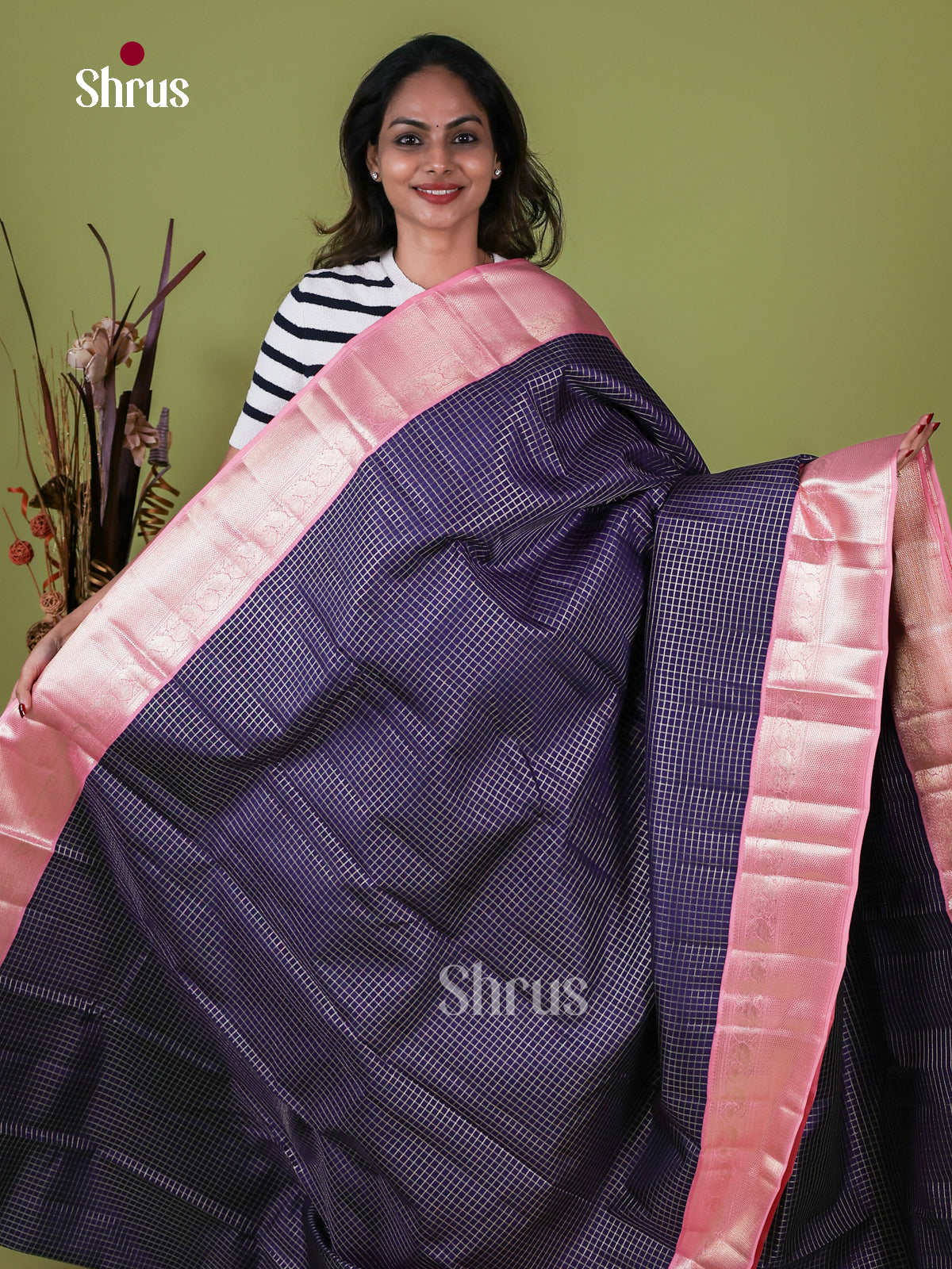 Kanchipuram silk Saree - EI08282