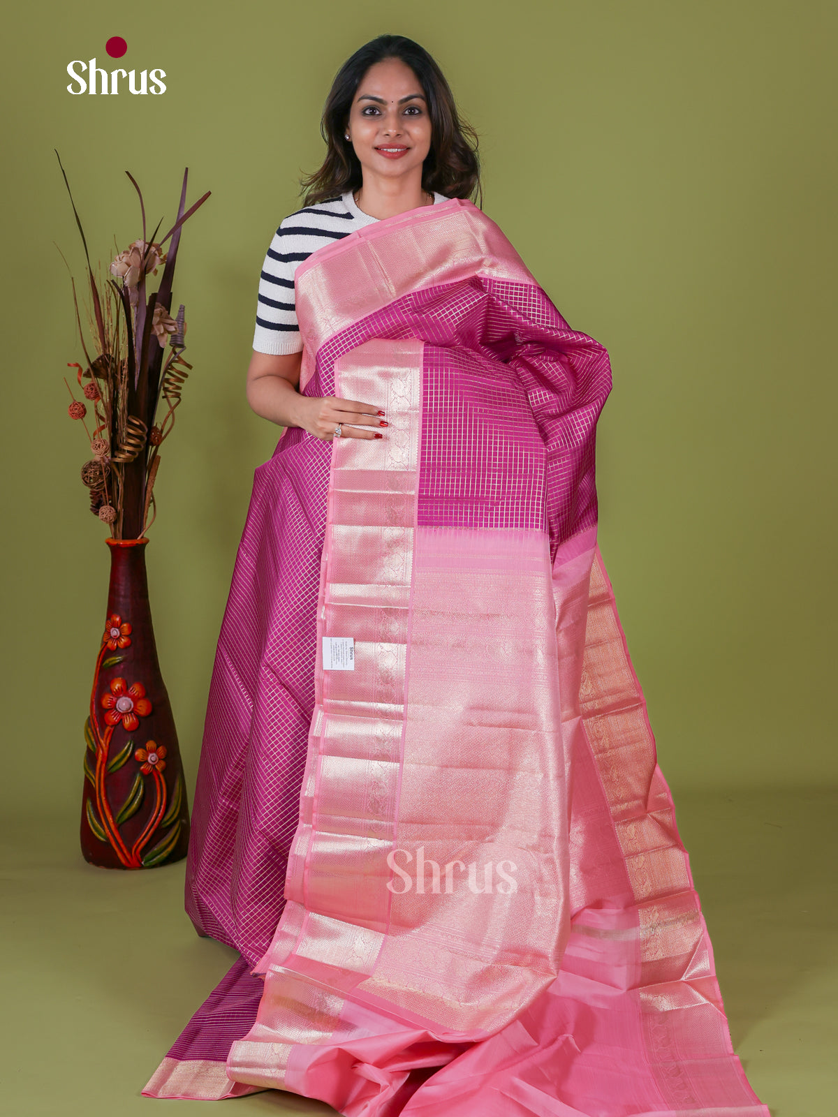 Kanchipuram silk Saree - EI08283
