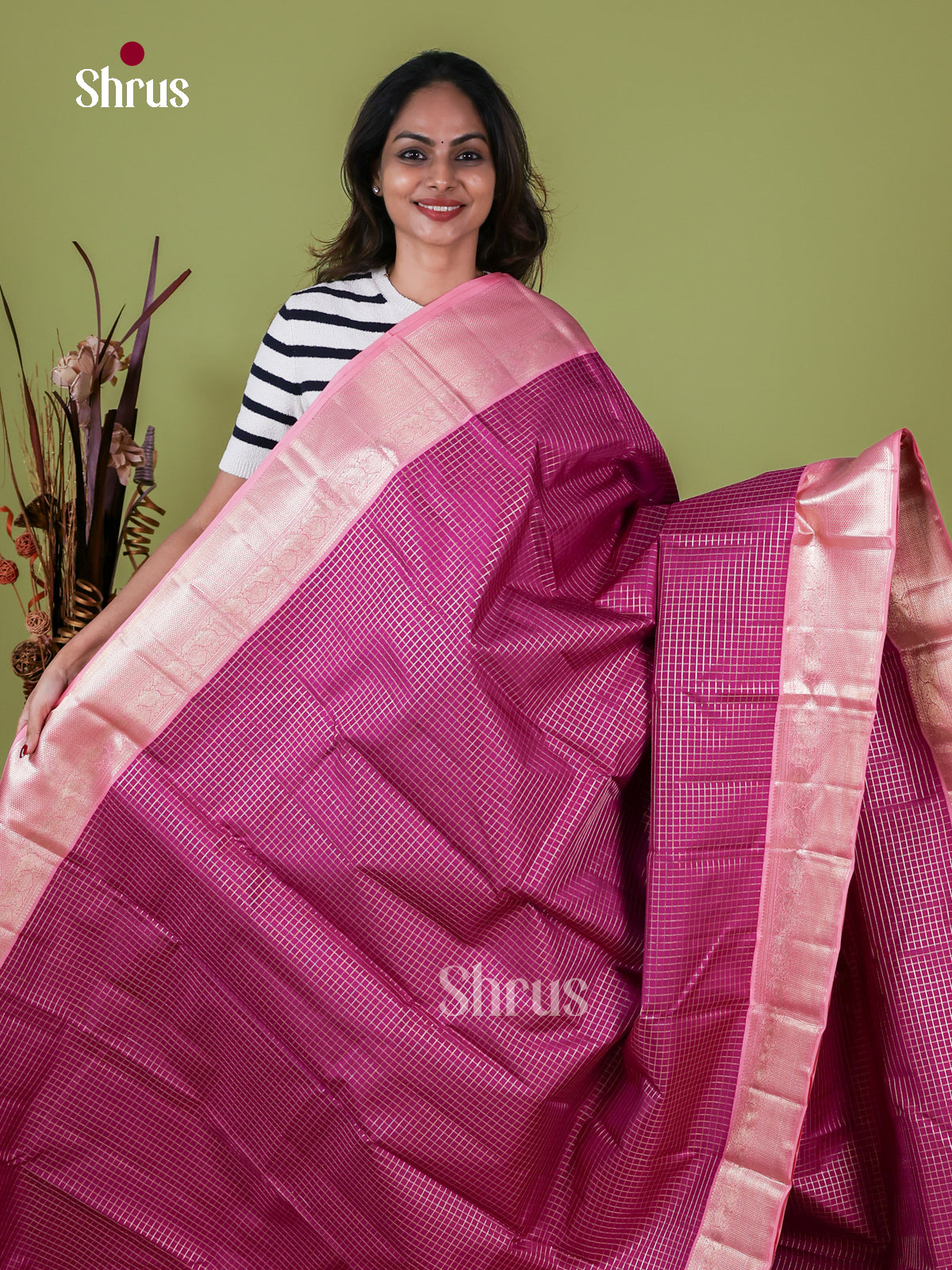 Kanchipuram silk Saree - EI08283