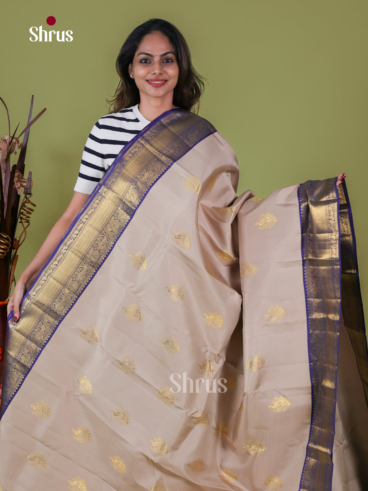 Kanchipuram silk Saree - EI08286