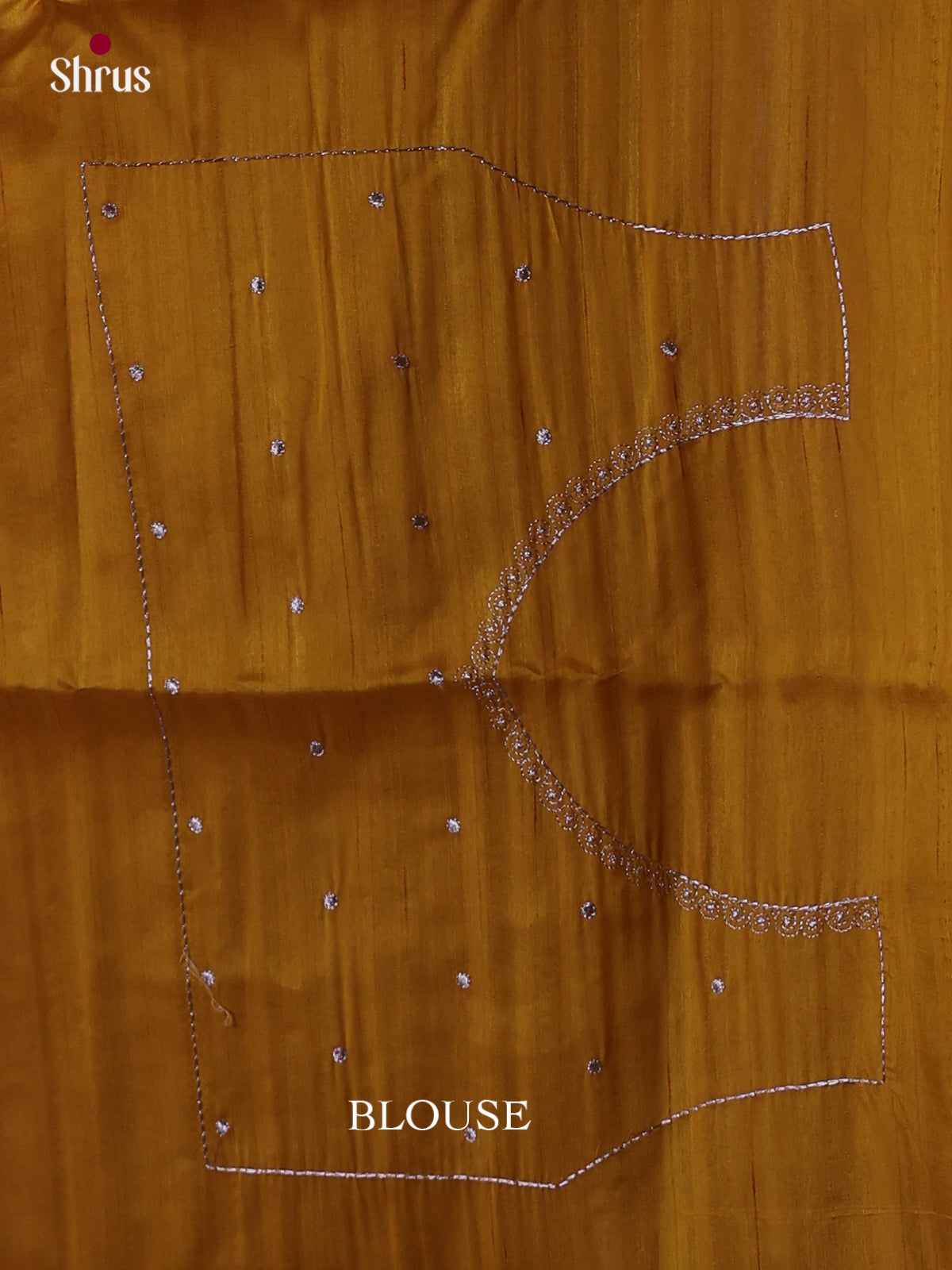 Semi Rawsilk Embroidery Saree - EI10046